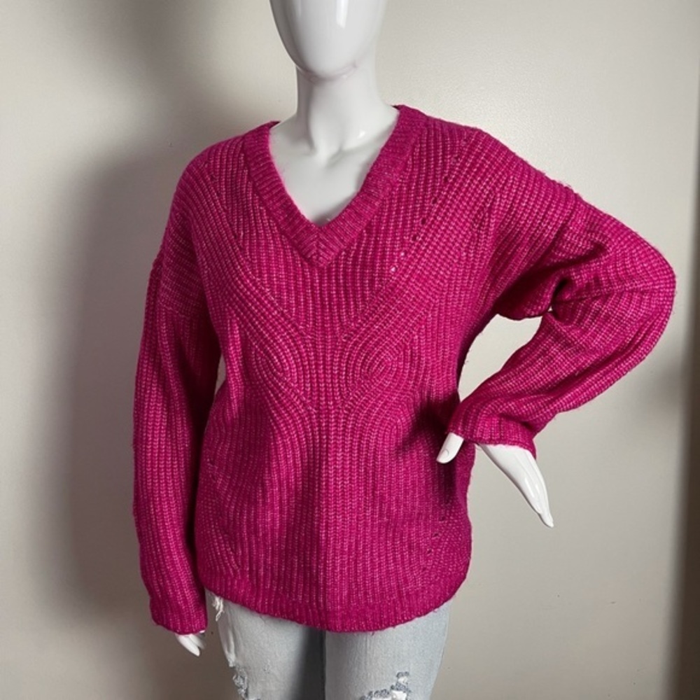 ⭐️Ava & Viv Women's Plus Size‎ Long Sleeve V-Neck Pullover size 2X